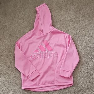 Adidas Kids Light Pink Hoodie